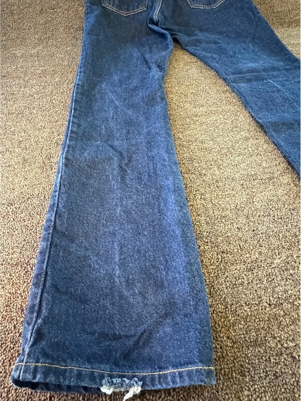 05 vintage Levi’s 517 Boot Cut Jeans Men’s 33x36 Made USA 100% Cotton Blue Denim